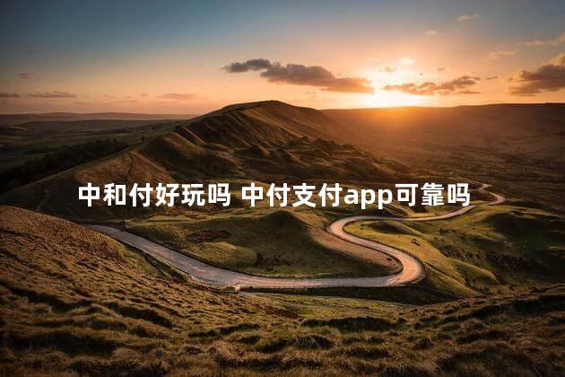 中和付好玩吗 中付支付app可靠吗